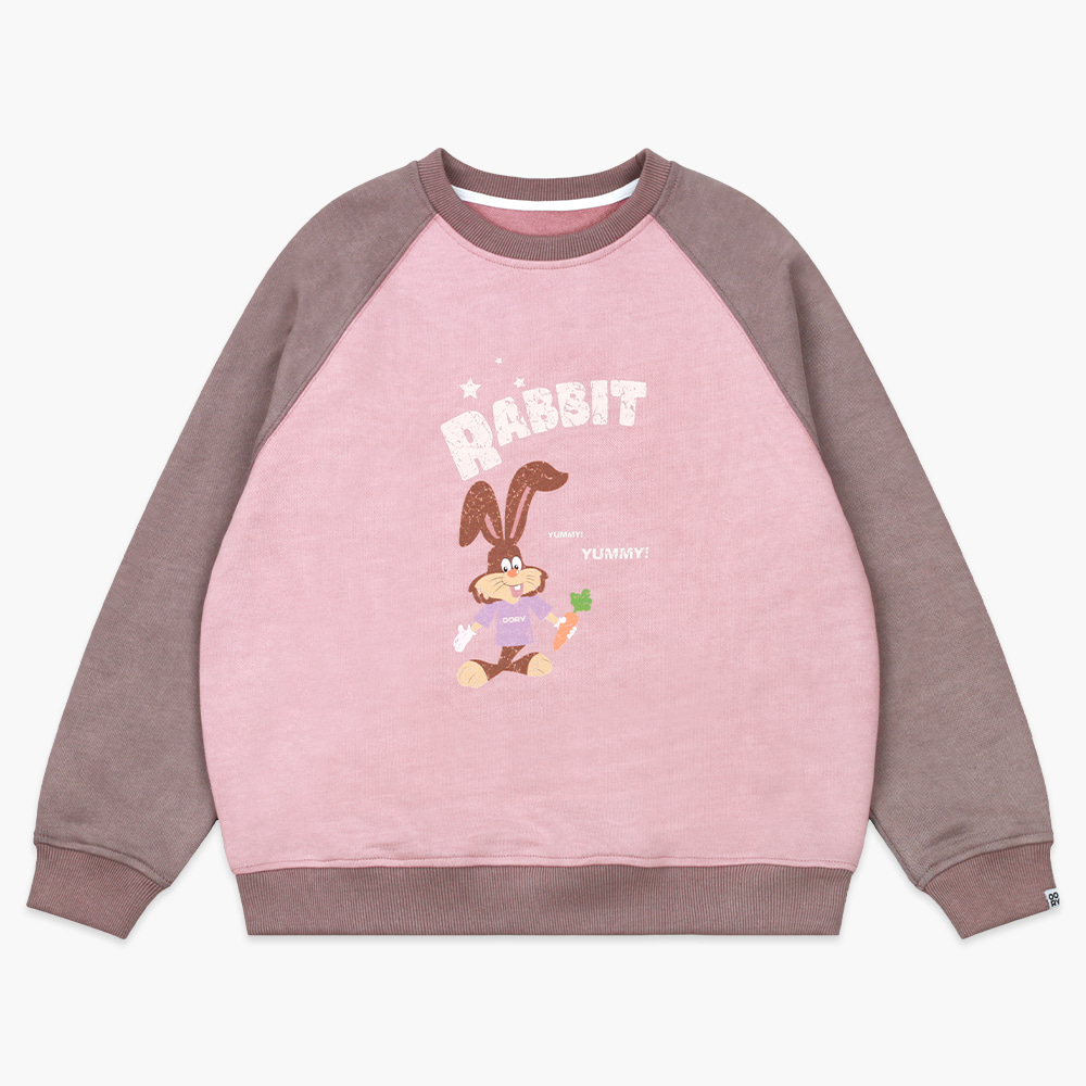 23 S/S OORY Rabbit sweatshirt - pink ( 2차 입고, 당일 발송 )