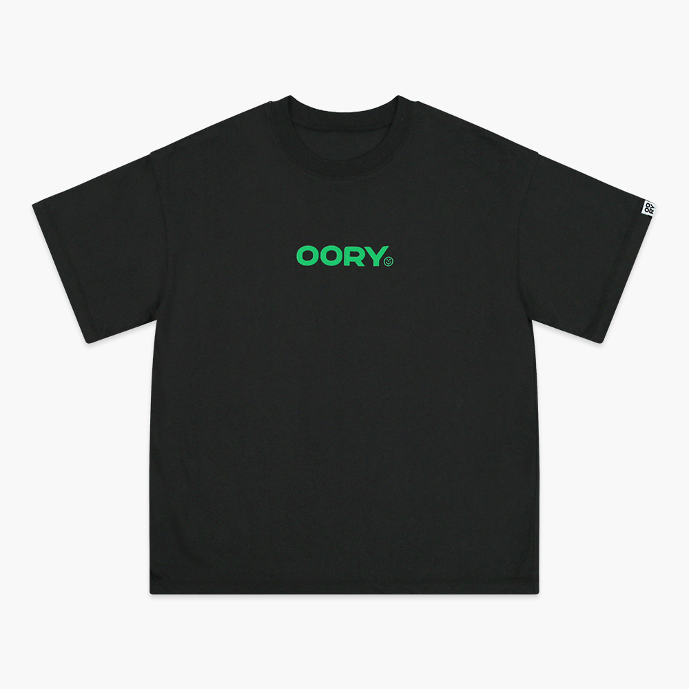 23 S/S OORY Logo short sleeve t-shirt - black ( 2차 입고, 당일 발송 )