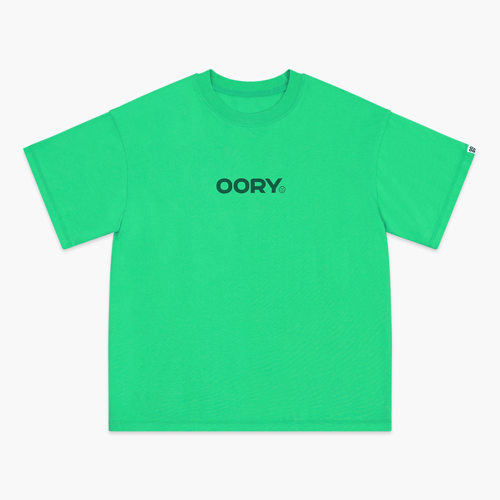 23 S/S OORY Logo short sleeve t-shirt - green ( 2차 입고, 당일 발송 )