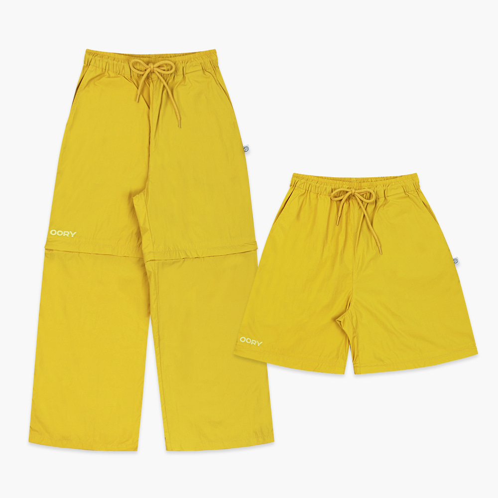 23 S/S OORY Two way pants - mustard ( 프리오더 )