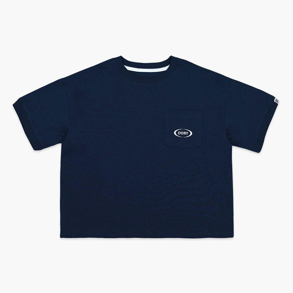 23 S/S OORY Pocket short sleeve t-shirt - navy