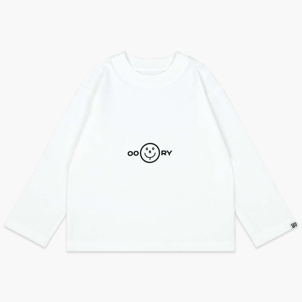 23 S/S OORY Smile single t-shirt - ivory ( 2월 1일 오전 11시 오픈, 당일 발송 )